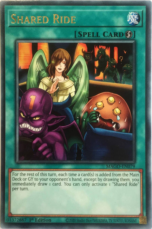 Yugioh Shared Ride / Rare - MAGO-EN079 - 1st