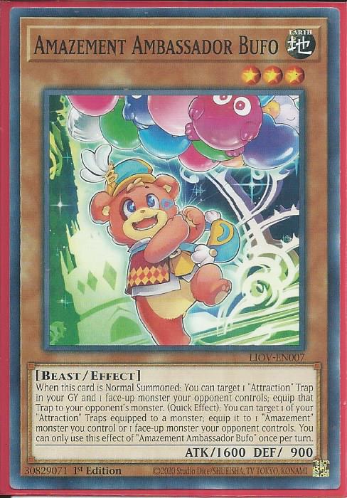 Yugioh Amazement Ambassador Bufo / Common - LIOV-EN007 - 1st