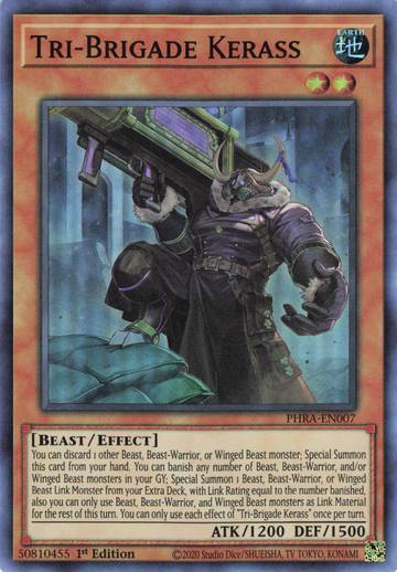 Yugioh Tri-Brigade Kerass / Super - PHRA-EN007 - 1st