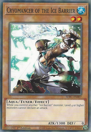 Yugioh Cryomancer of the Ice Barrier / Common - SDFC-EN007 - 1st