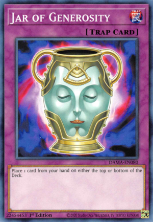 Yugioh Jar of Generosity / Common - DAMA-EN080 - 1st