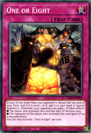 Yugioh One or Eight / Common - PHRA-EN080 - 1st