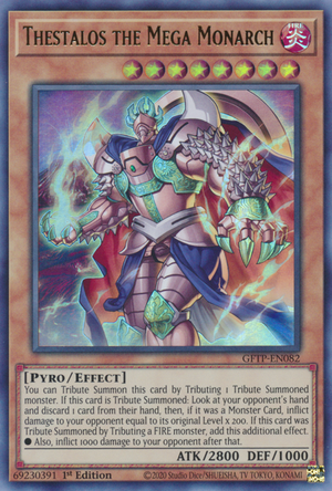 Yugioh Thestalos the Mega Monarch / Ultra - GFTP-EN082 - 1st