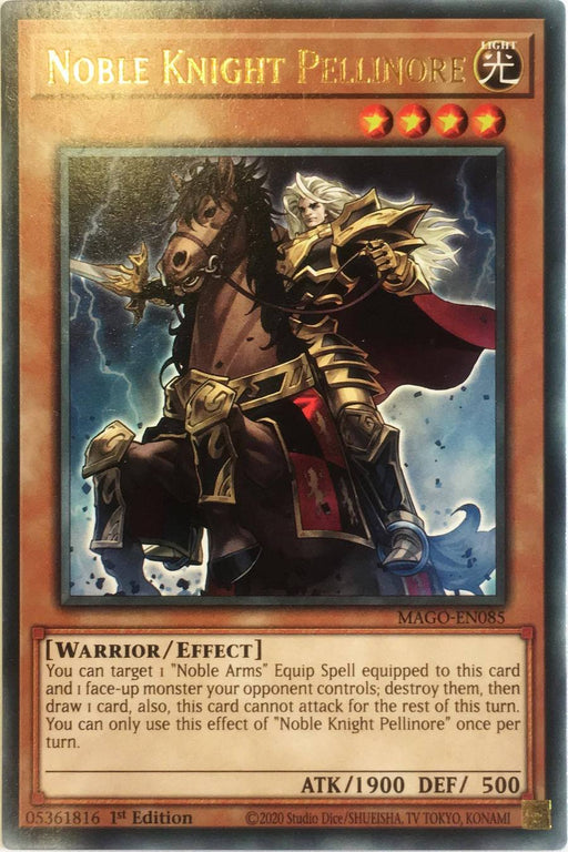 Yugioh Noble Knight Pellinore / Rare - MAGO-EN085 - 1st