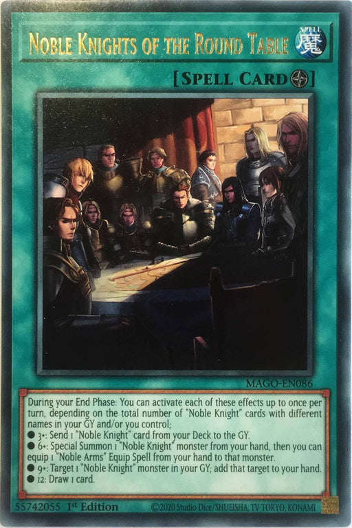 Yugioh Noble Knights of the Round Table / Rare - MAGO-EN086 - 1st