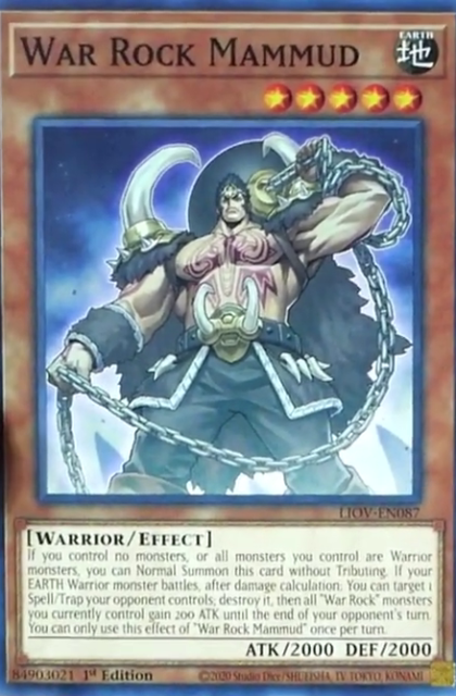 Yugioh War Rock Mammud / Common - LIOV-EN087 - 1st