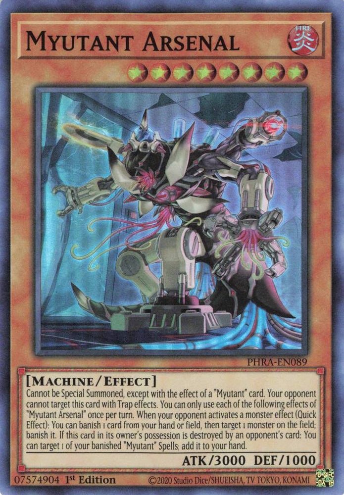 Yugioh Myutant Arsenal / Super - PHRA-EN089 - 1st