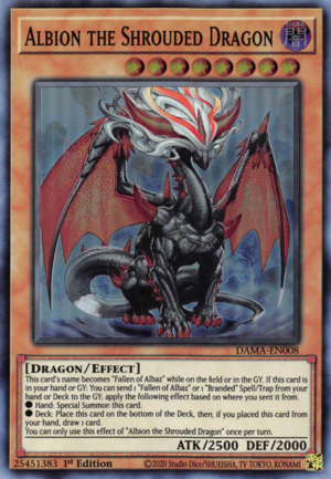 yugioh Albion the Shrouded Dragon / Super - DAMA-EN008 - 1st