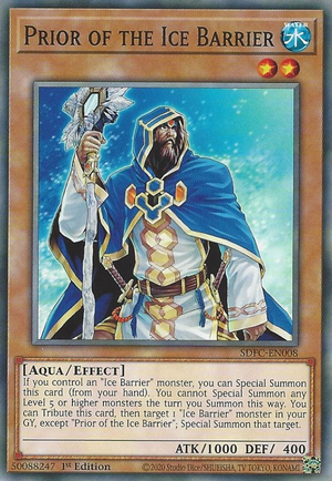 Yugioh Prior of the Ice Barrier / Common - SDFC-EN008 - 1st