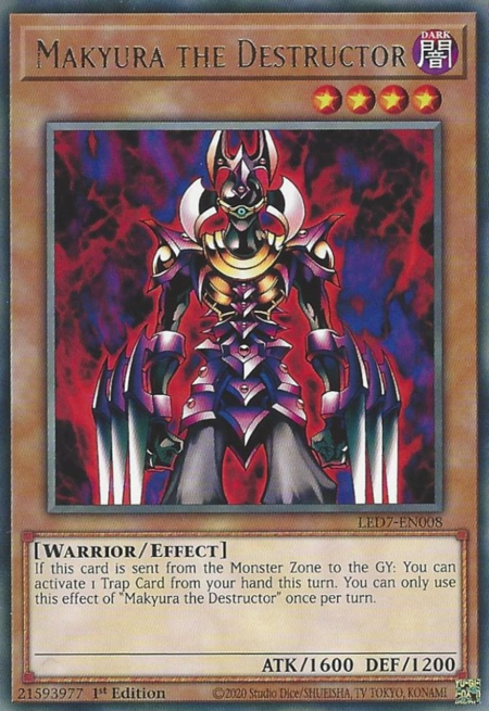 Makyura the Destructor / Rare - LED7-EN008 - 1st