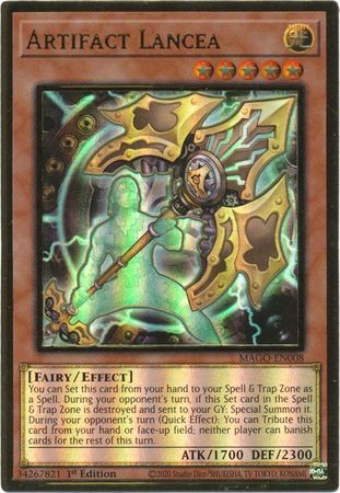 Yugioh Artifact Lancea / Gold - MAGO-EN008 - 1st