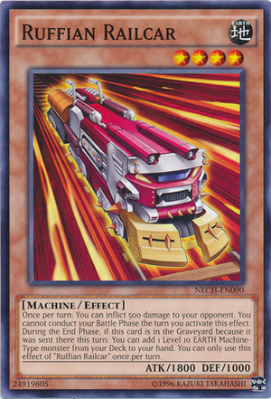 Yugioh Ruffian Railcar / Common - NECH-EN090 - 1st/Unl