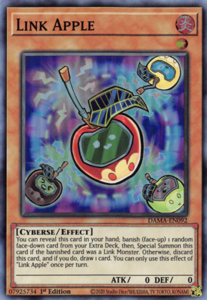 Yugioh Link Apple / Super - DAMA-EN092 - 1st