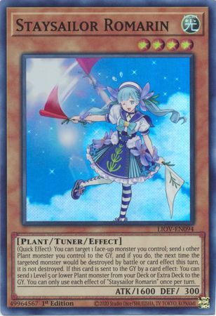 Yugioh Staysailor Romarin / Super - LIOV-EN094 - 1st