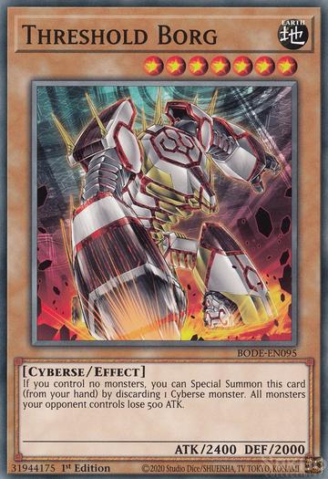 Yugioh! Threshold Borg / Common - BODE-EN095 - 1st