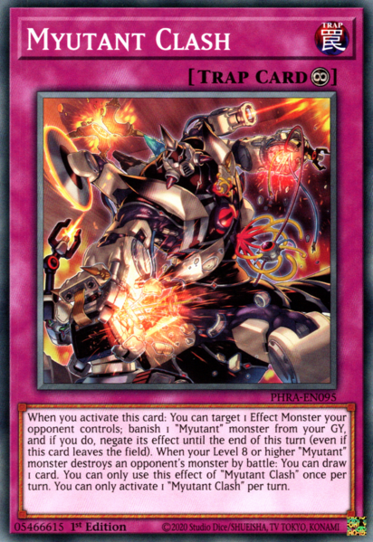 Yugioh Myutant Clash / Common - PHRA-EN095 - 1st