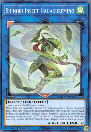 Yugioh Shinobi Insect Hagakuremino / Common - DAMA-EN096 - 1st