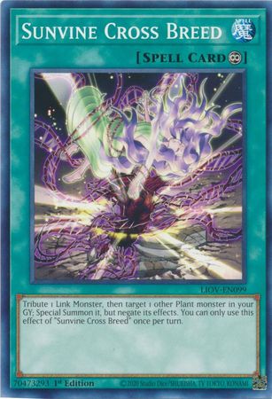 Yugioh Sunvine Cross Breed / Common - LIOV-EN099 - 1st