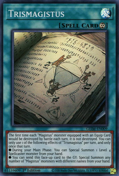 Yugioh Trismagistus / Super - GEIM-EN009 - 1st Media 1 of 1