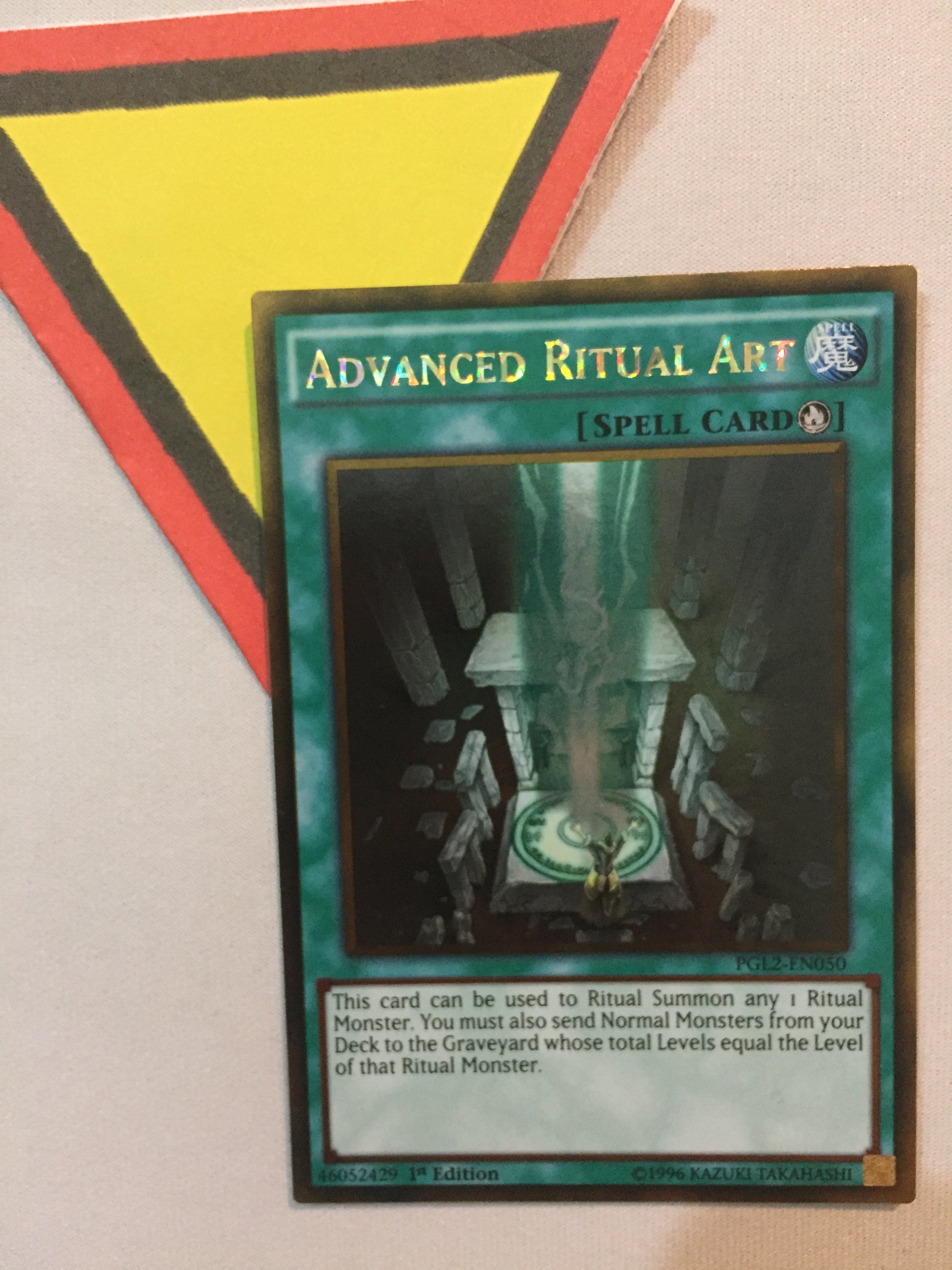 ADVANCED RITUAL ART - GOLD - PGL2-EN050 - 1ST — Transcend Cards