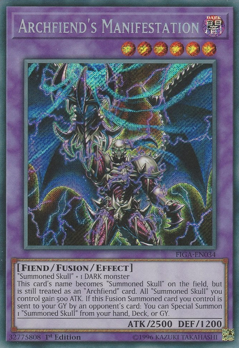 Archfiend's Manifestation / FIGA-EN034 - Secret - 1st