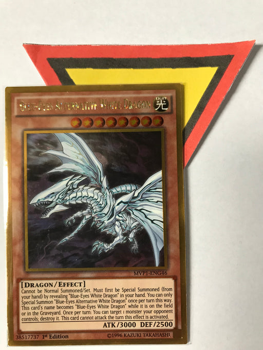 BLUE-EYES ALTERNATIVE WHITE DRAGON - GOLD - MVP1-ENG46 - 1ST