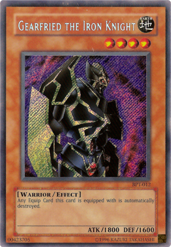 Yugioh! Gearfried the Iron Knight / Secret - BPT-012