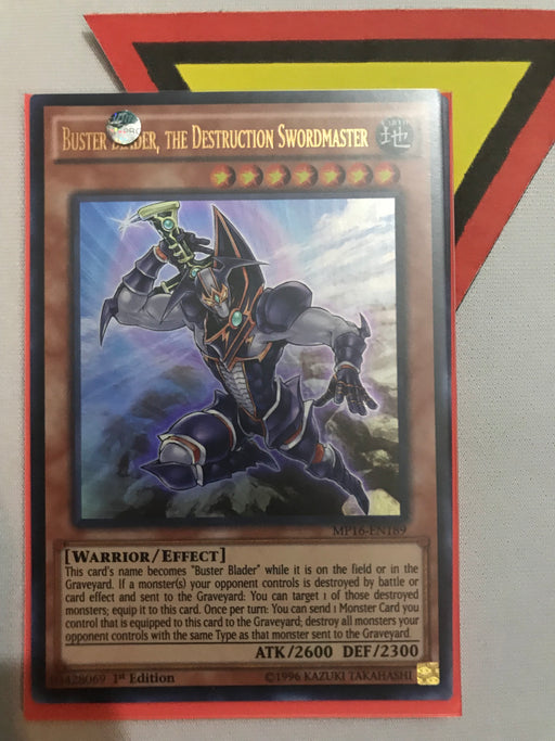 BUSTER BLADER, THE DESTRUCTION SWORDMASTER - ULTRA - MP16-EN189 - 1ST