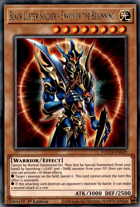 Black Luster Soldier - Envoy of the Beginning / Rare - TOCH-EN029 - Unlimited