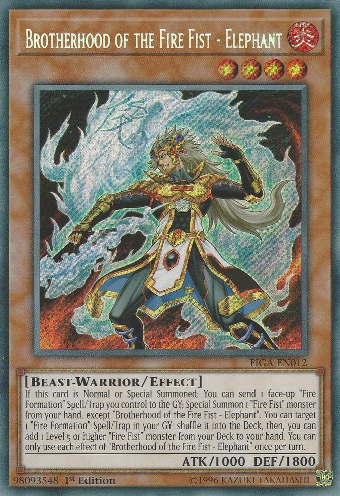 Brotherhood of the Fire Fist - Elephant / FIGA-EN012 - Secret - 1st