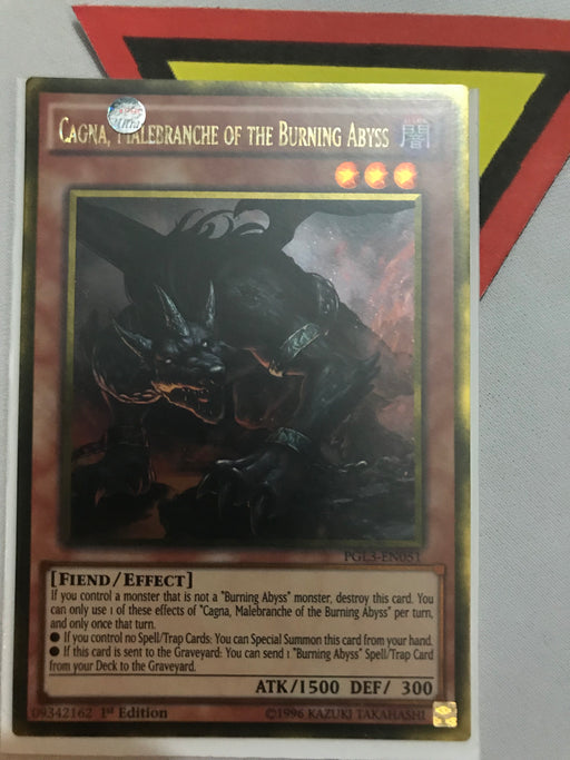 Cagna, Malebranche of the Burning Abyss / Gold - PGL3-EN051 - 1st