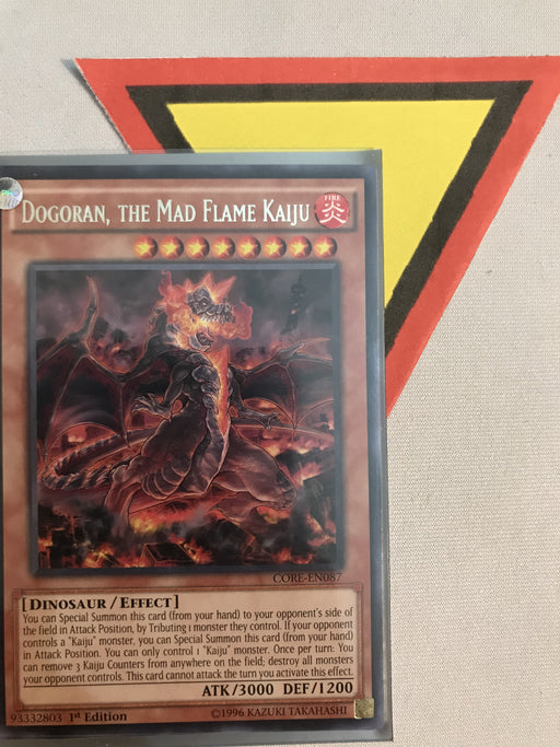 DOGORAN, THE MAD FLAME KAIJU - RARE - CORE-EN087 - 1ST