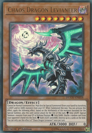 Chaos Dragon Levianeer (alternate art) / Ultra - DUOV-EN058 - 1st