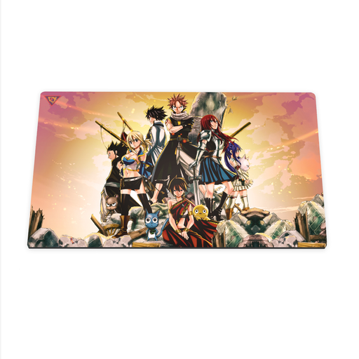 Japanese Anime Fairy Tail 01 Large Custom Mouse Pad / Playmat - Durable Rubber 14" x 24" for TCG
