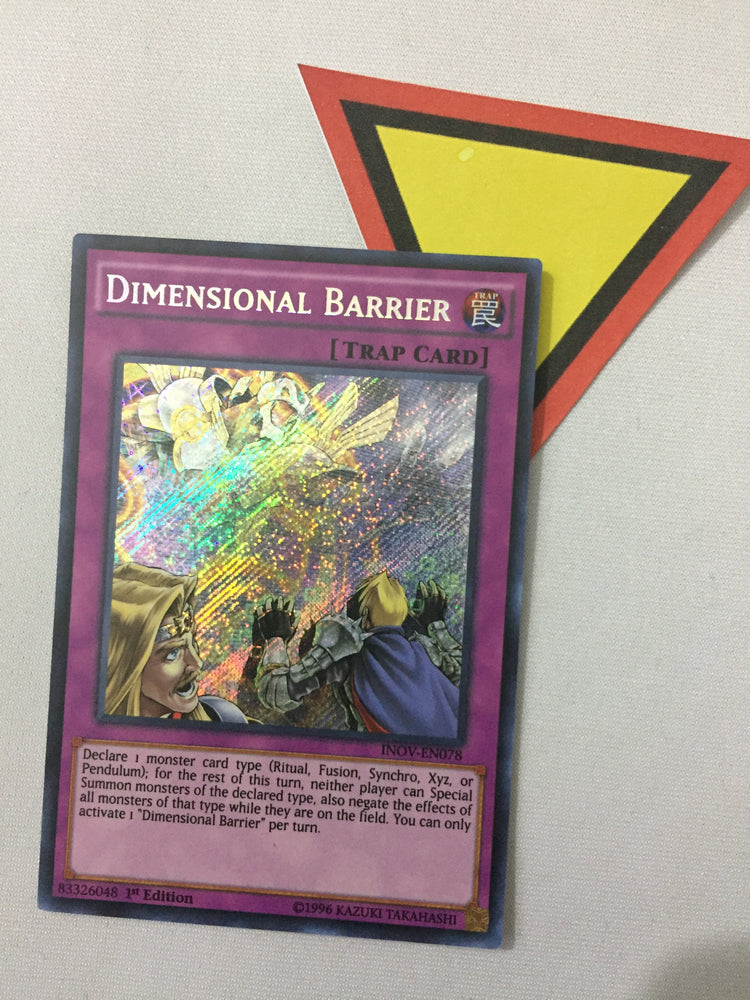 Dimensional Barrier / Secret - INOV-078 - 1st