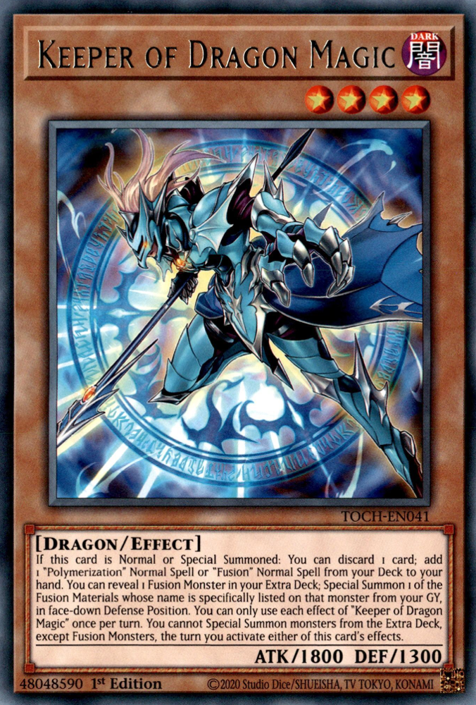 Keeper of Dragon Magic / Rare - TOCH-EN041 - Unlimited