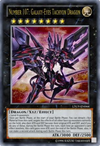 Number 107: Galaxy-Eyes Tachyon Dragon / Ultra - LTGY-EN044 - LP