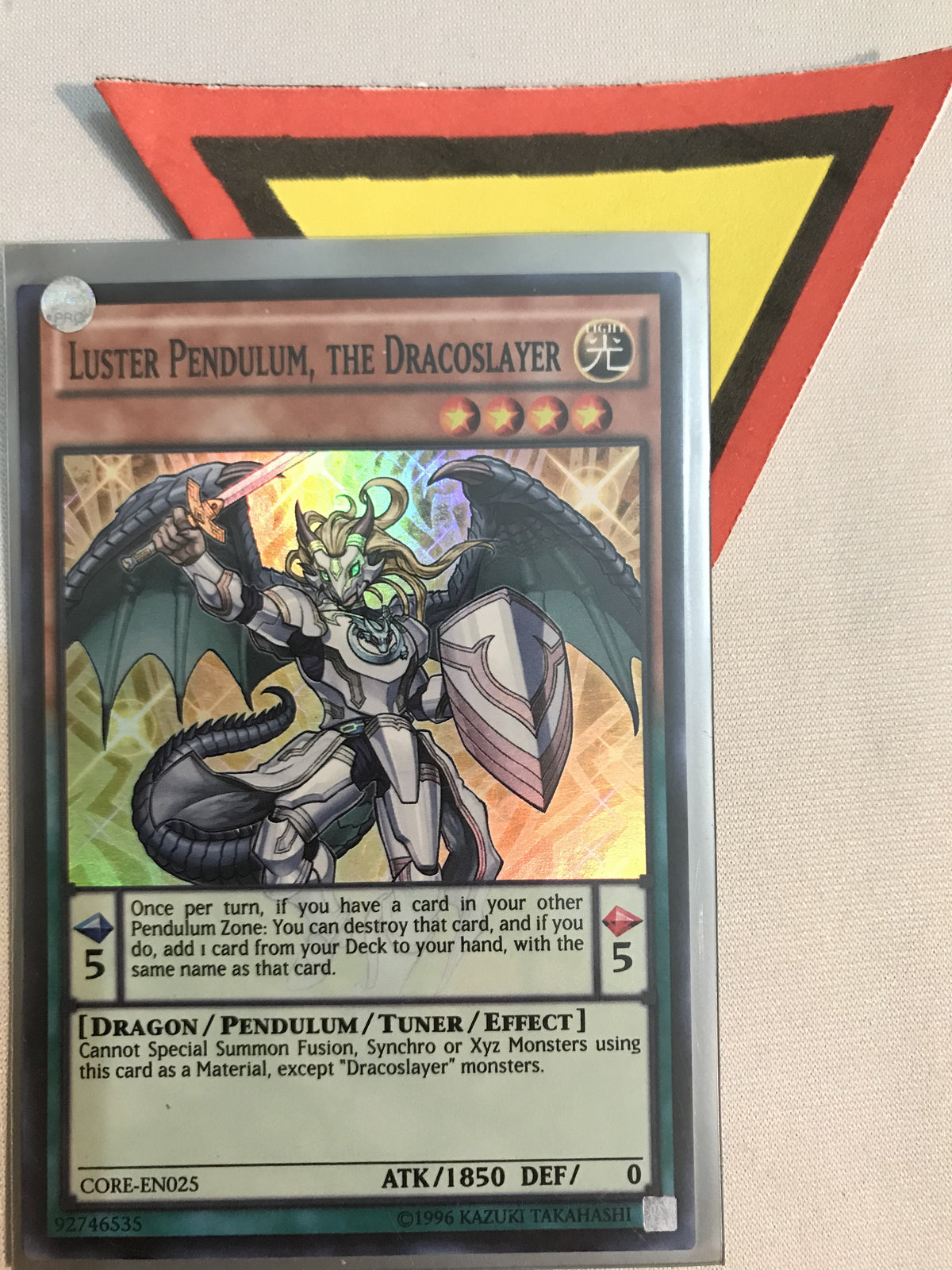 LUSTER PENDULUM, THE DRACOSLAYER - SUPER