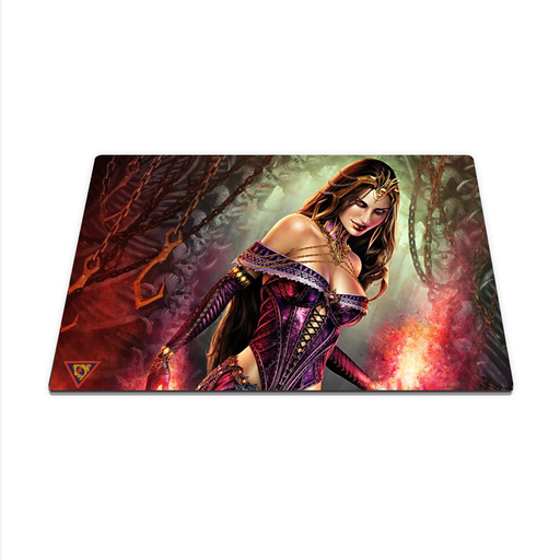 Liliana 01 Custom Board Game Playmat/ Mouse Pad - Durable Rubber 14" x 24" for MTG Magic The Gathering