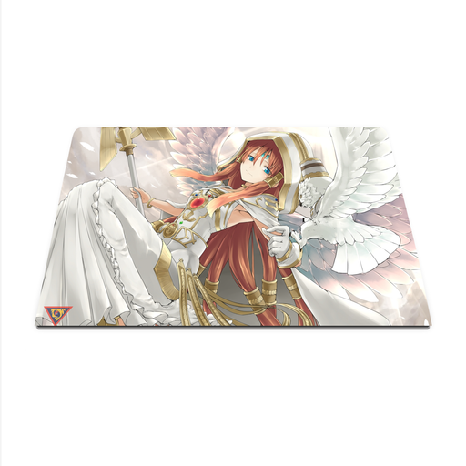 Minerva, the Exalted Lightsworn Custom Playmat/Giant Mouse Pad - Durable Rubber 14" x 24" for Yugioh! TCG