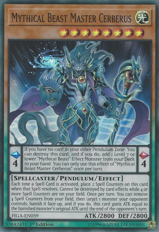 Mythical Beast Master Cerberus / FIGA-EN059 - Super - 1st