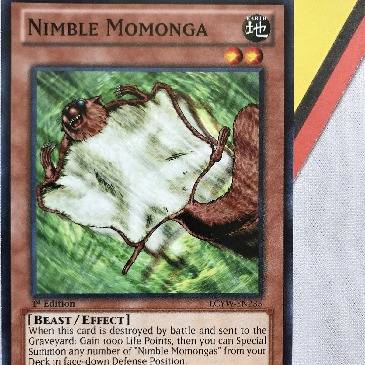 nimble yugioh cards NIMBLE MOMONGA - COMMON - LCYW-EN235