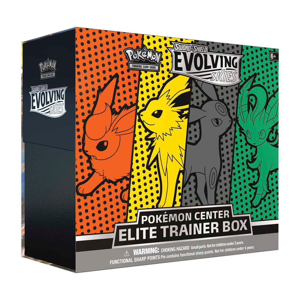 Pokemon! Pokemon - Evolving Skies - Elite Trainer Box - Jolteon, Flareon, Umbreon & Leafeon