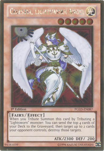 Yugioh! Celestia, Lightsworn Angel / Ultra Gold - PGLD-EN087 - 1st