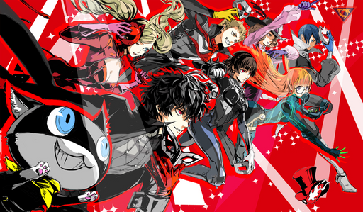 Persona 5 01 Japanese Anime Large Custom Mouse Pad / Playmat - Durable Rubber 14" x 24" for TCG
