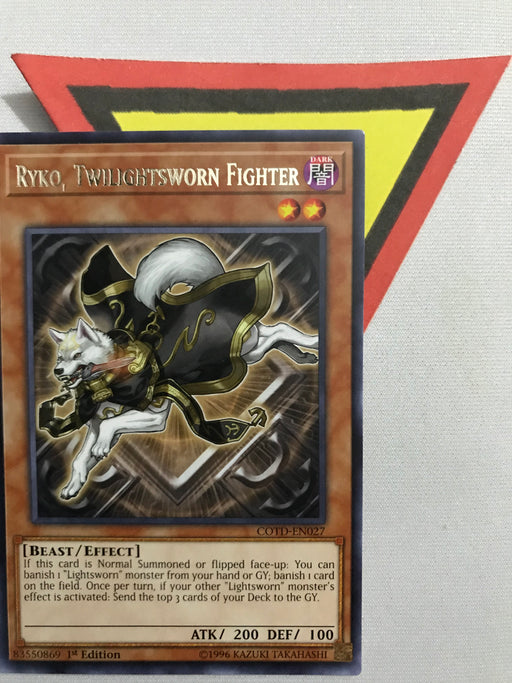 RYKO, TWILIGHTSWORN FIGHTER - RARE - COTD-EN027 - 1ST