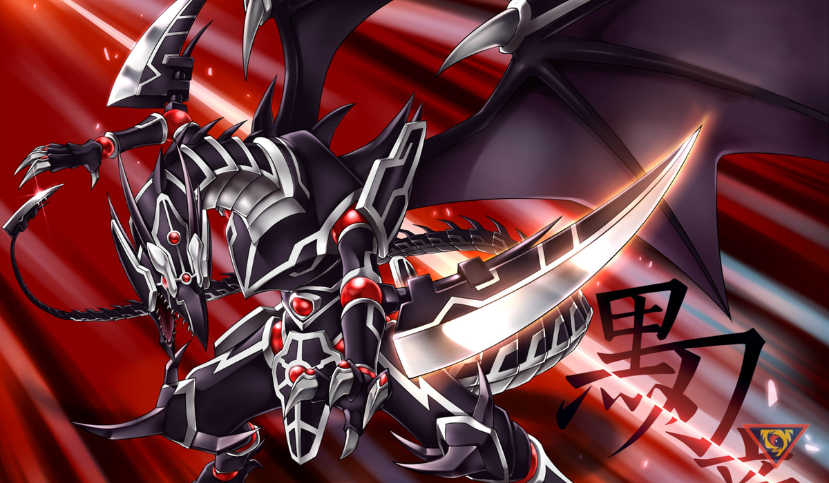 Red-Eyes Slash Dragon Custom Playmat/Giant Mouse Pad - Durable Rubber 14" x 24" for Yugioh! TCG