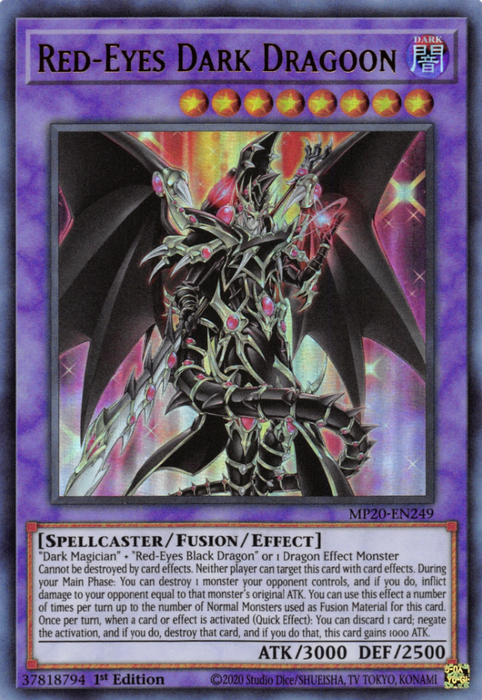 Red-Eyes Dark Dragoon / Ultra - MP20-EN249 - 1st