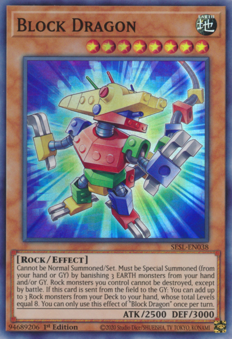 Block Dragon / Super - SESL-EN038 - 1st