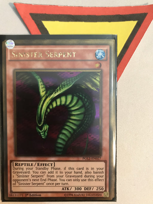 SINISTER SERPENT - GOLD - PGL2-EN027 - 1ST